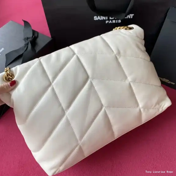 Tony Luxuries YSL LAMBSKIN MEDIUM IN PUFFER QUILTED BAG 0516